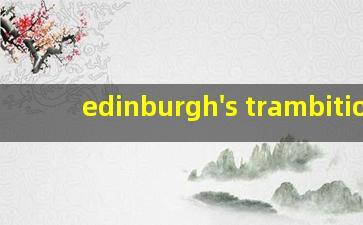 edinburgh's trambition